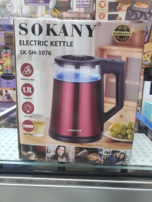 غلاية كهربائية سوكاني سعة 1.7 لتر | 2000 واط | موديل SK-SH-1076
