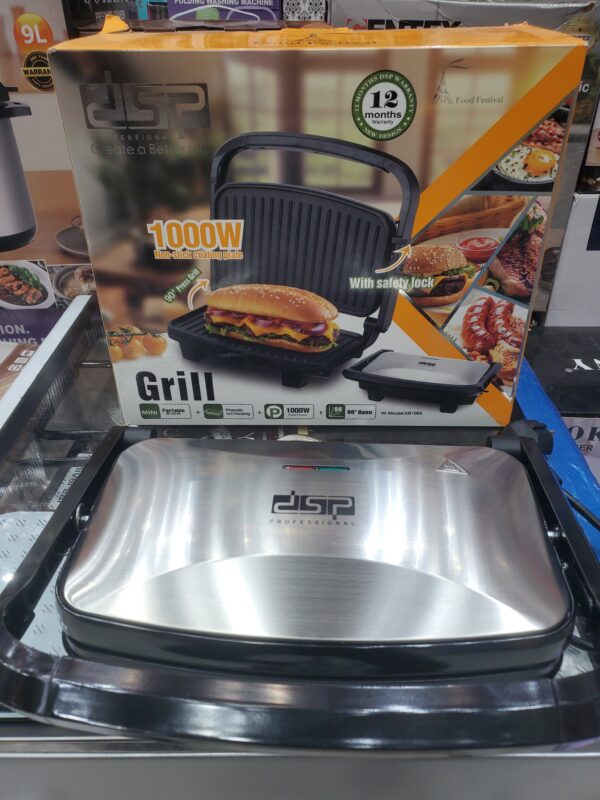 حماية سندوتشات دي اس بي 1000 واط موديل KB1065 – مع سطح غير لاصق ووظيفة قفل أمان"