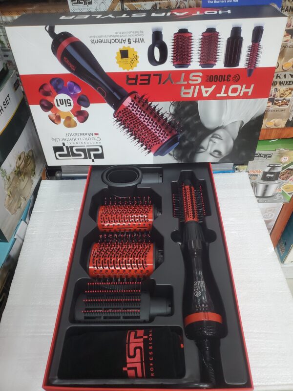 استشوار ومصفف شعر DSP احترافي 5 في 1 بقدرة 3100 واط – موديل 50107