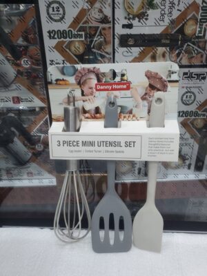 طقم سيلكون 3 قطع داني DH3308 (2 ملعقه+مربش)