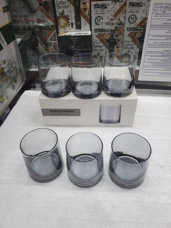 طقم قلاصات عصير تركوازي 280مل CB05-03 داني