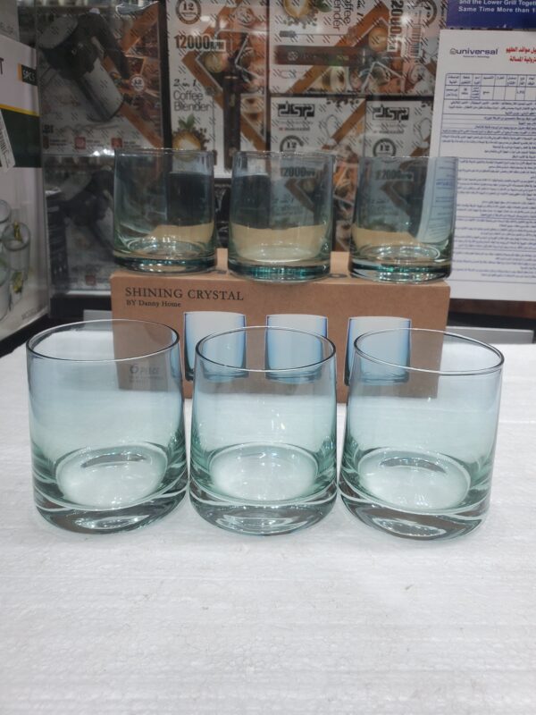 طقم قلاصات عصير تركوازي 280مل CB08-03 داني