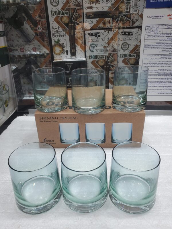 طقم قلاصات عصير تركوازي 280مل CB08-03 داني