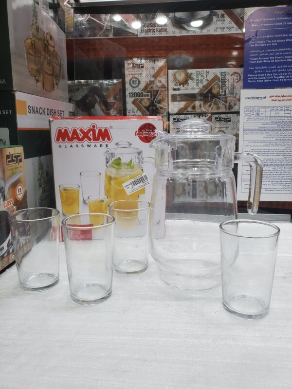 جاك عصير زجاج مع أربعة اقلاص ماكسيم MAXIM-CH568/05 GB