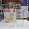جاك عصير زجاج مع أربعة اقلاص ماكسيم MAXIM-CH568/05 GB