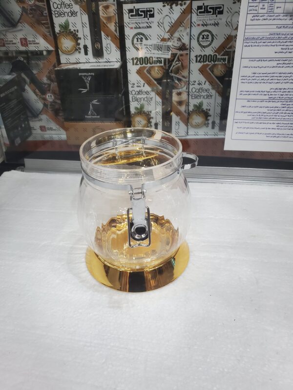 دلة عسل زجاج كبير 21-4142